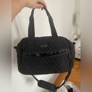 Vera Bradley small travel bag in black